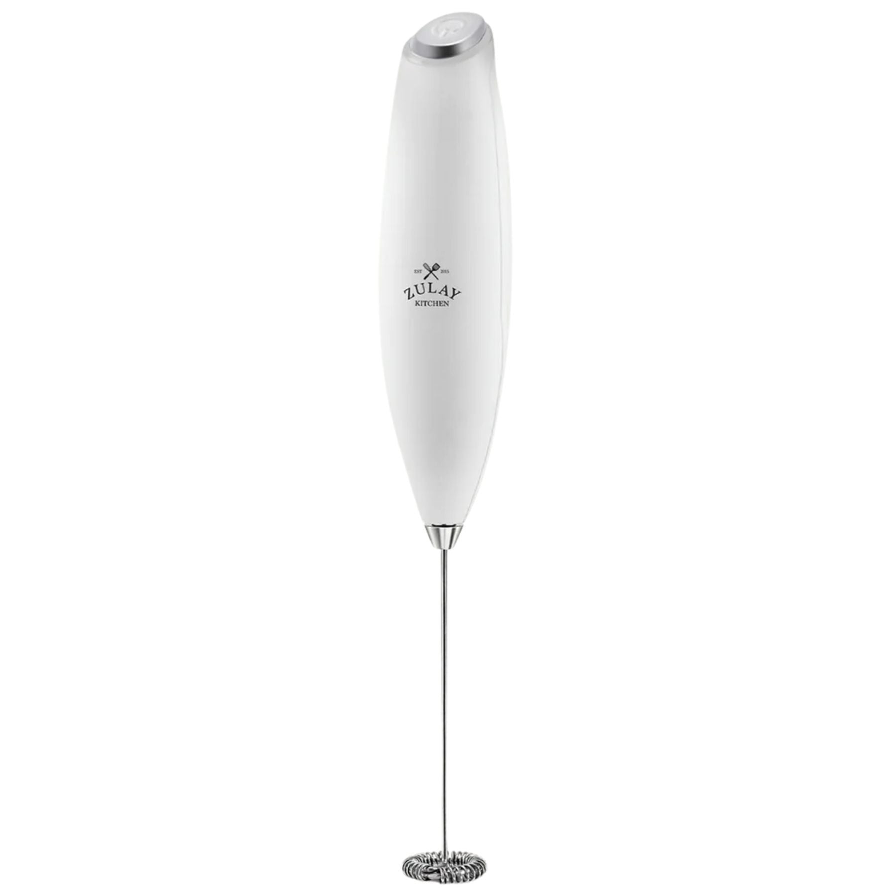 Zulay Milk Frother (Without Stand)-White by Zulay Kitchen