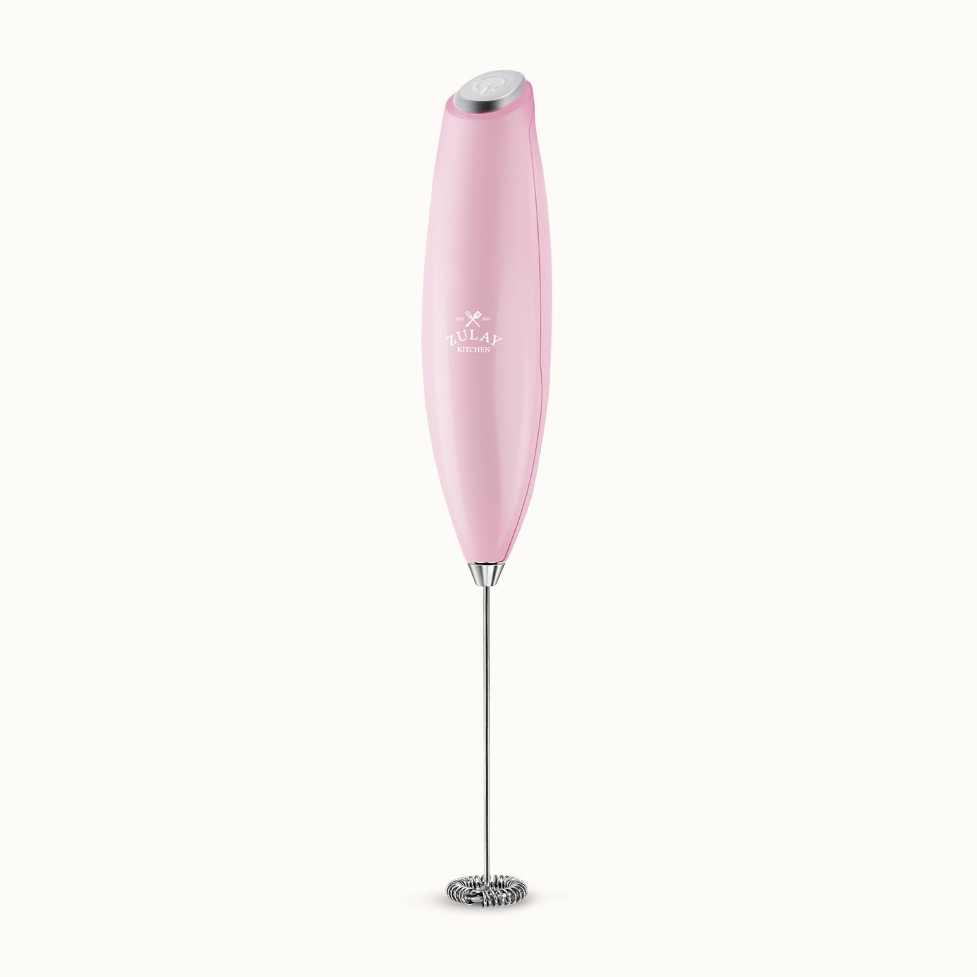 Zulay Milk Frother (Without Stand)-Pink by Zulay Kitchen