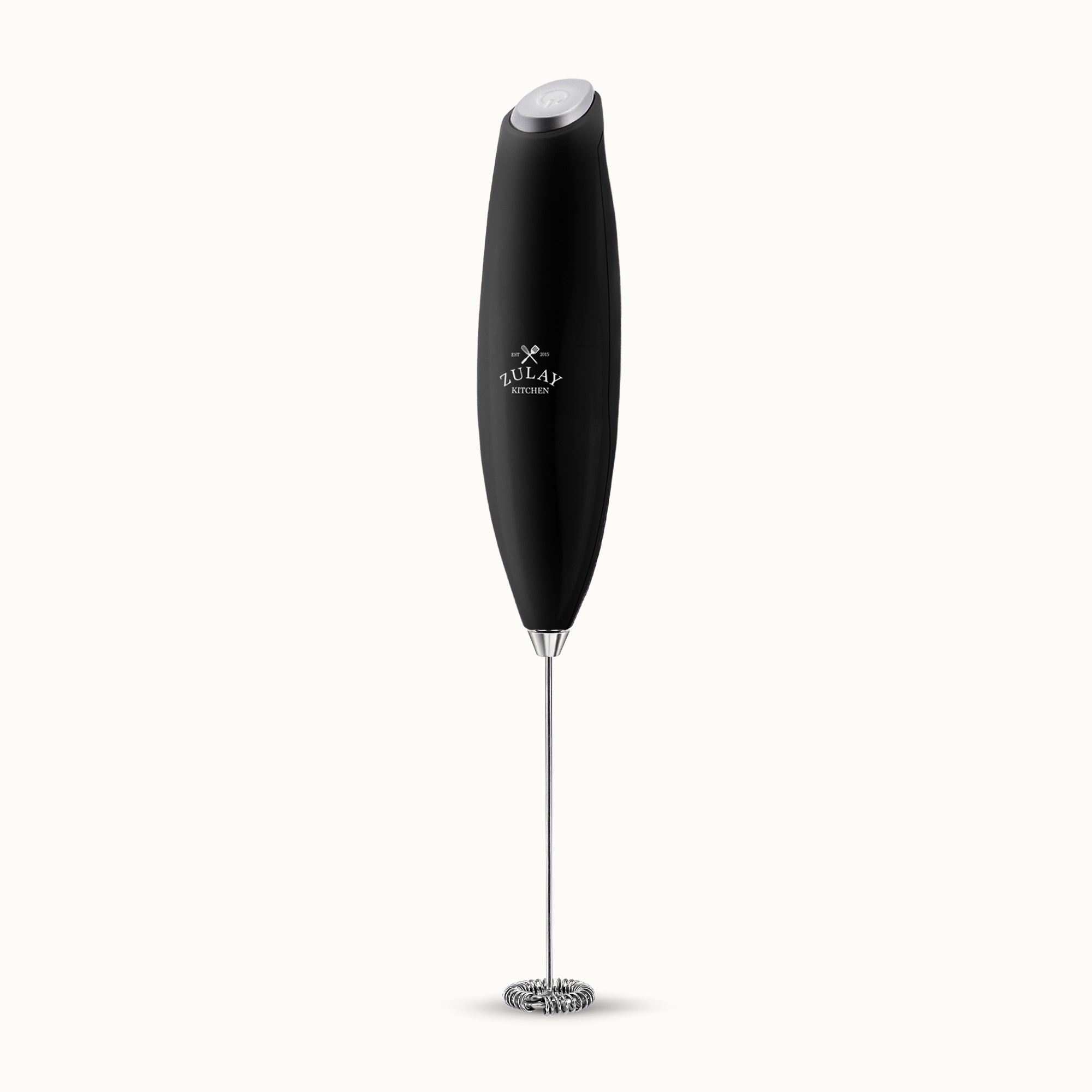 Zulay Milk Frother (Without Stand)- Metallic Black by Zulay Kitchen