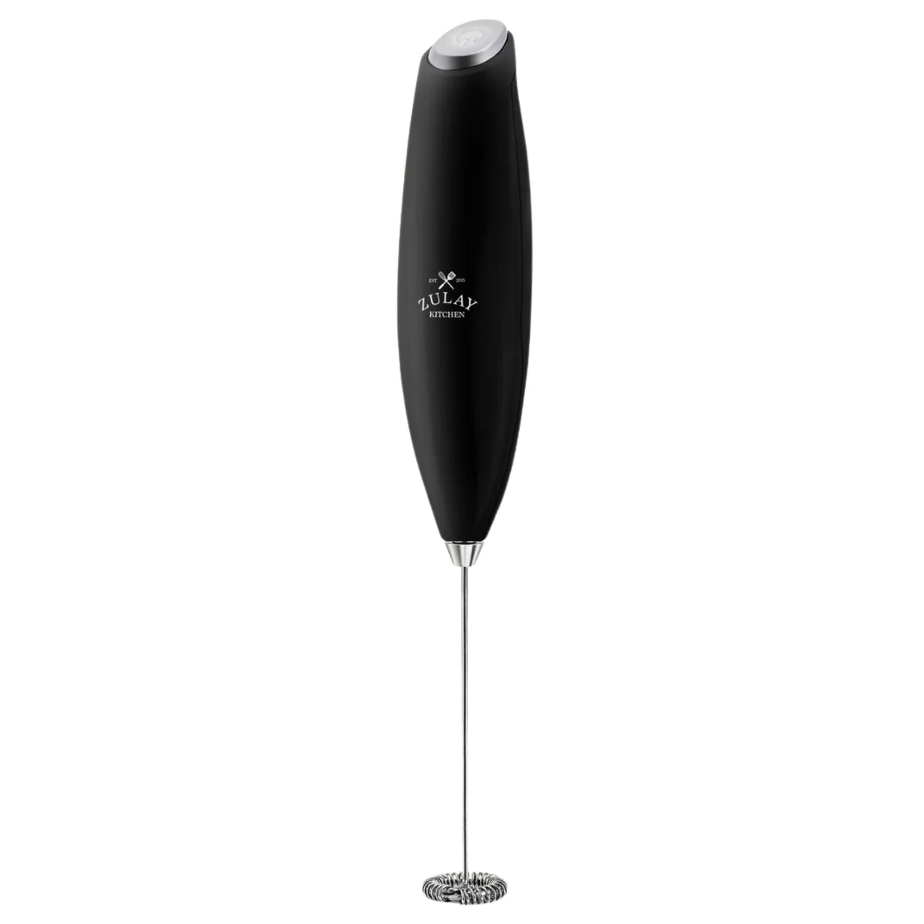 Zulay Milk Frother (Without Stand)- Metallic Black by Zulay Kitchen