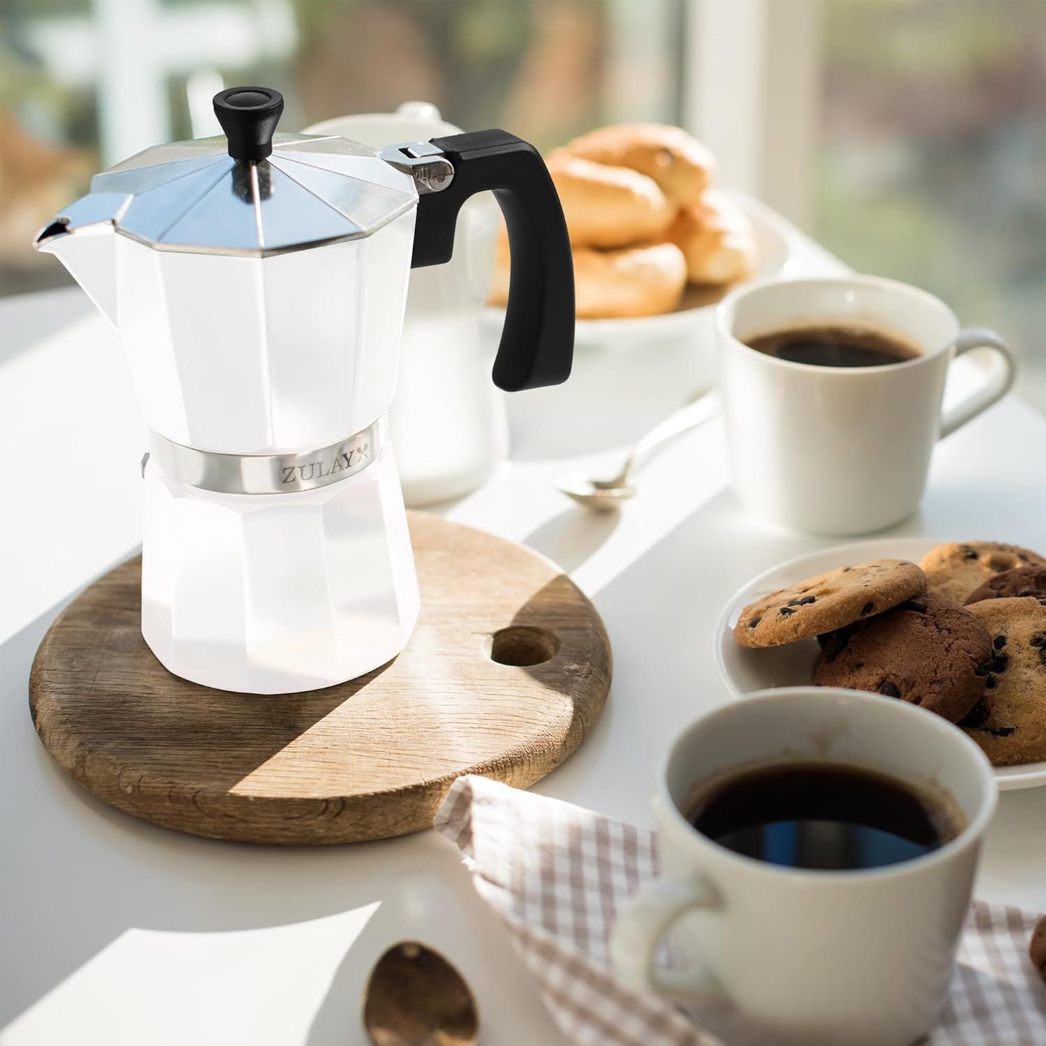 Versatile and Portable Moka Pot by Zulay Kitchen