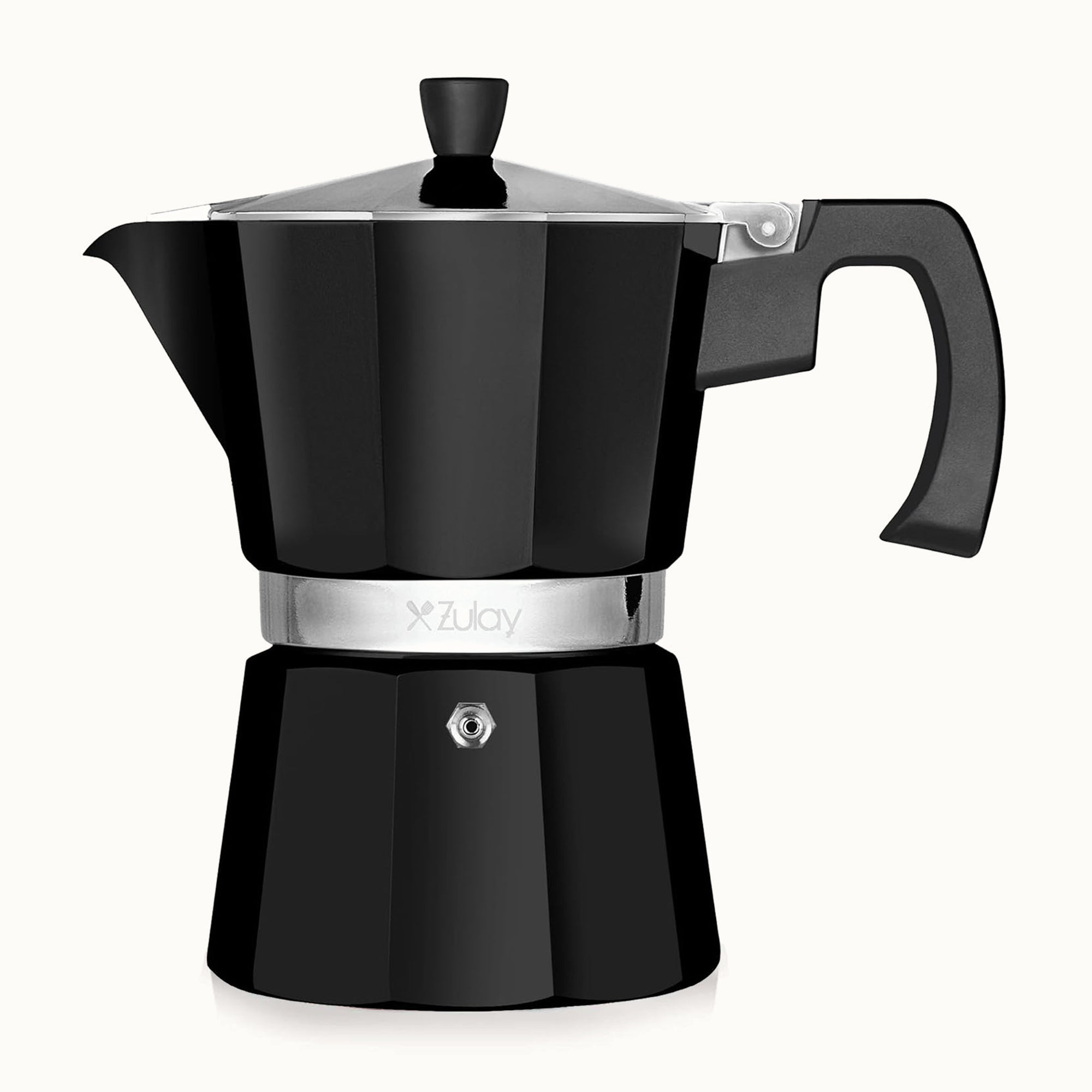 Moka Pot Espresso Maker - 3 Cup Black by Zulay Kitchen