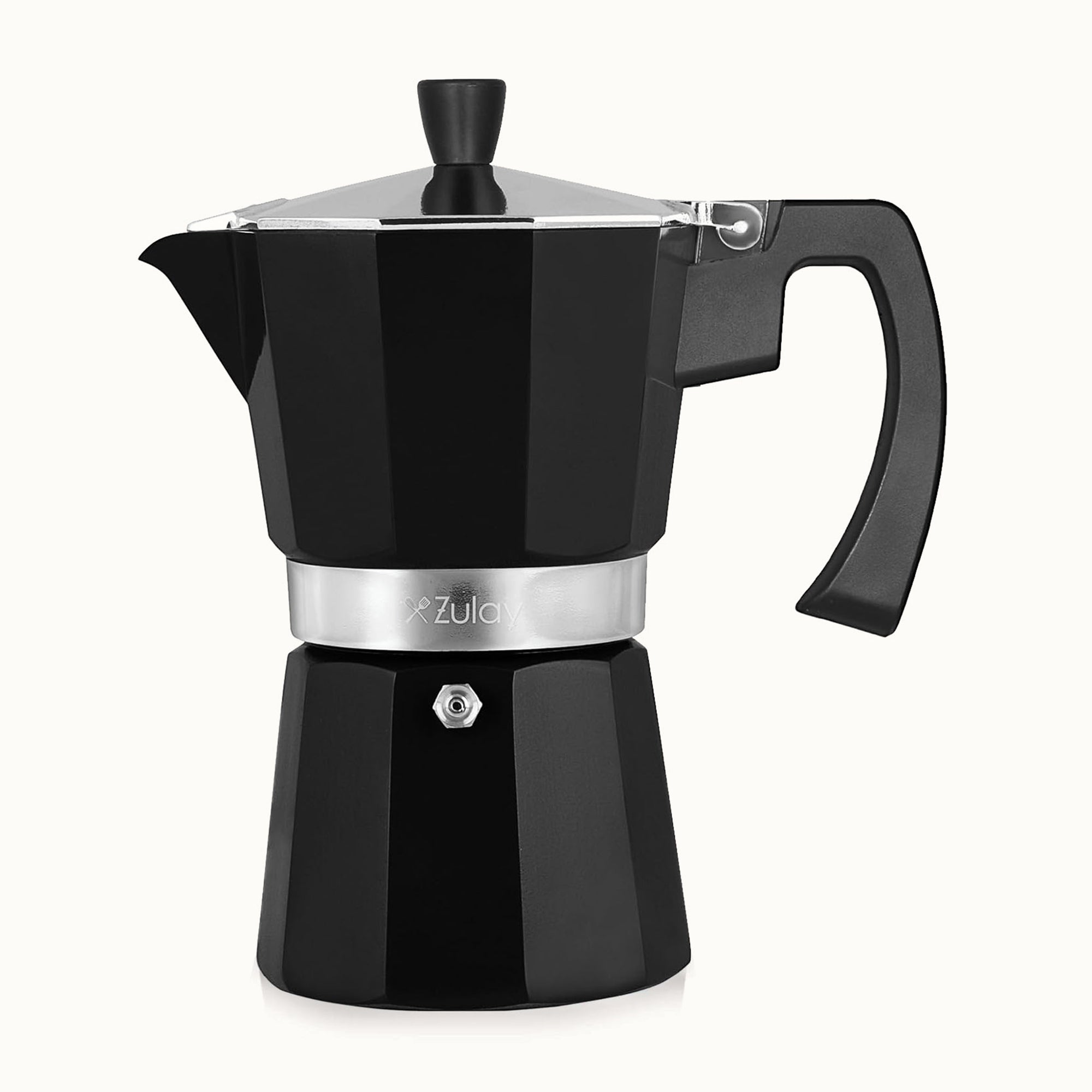 Moka Pot Espresso Maker - 6 Cups Black by Zulay Kitchen