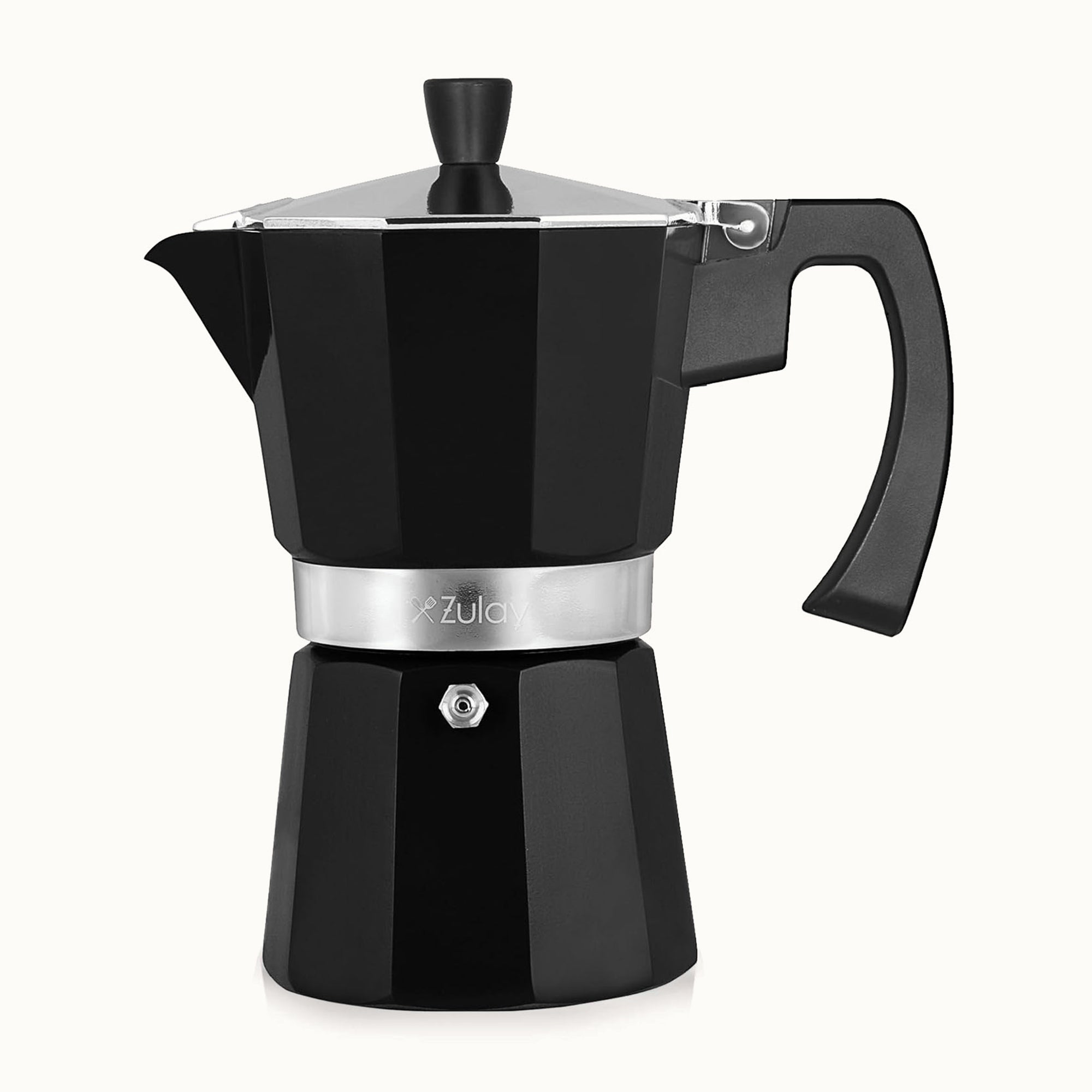 Moka Pot Espresso Maker - 9 Cups Black by Zulay Kitchen