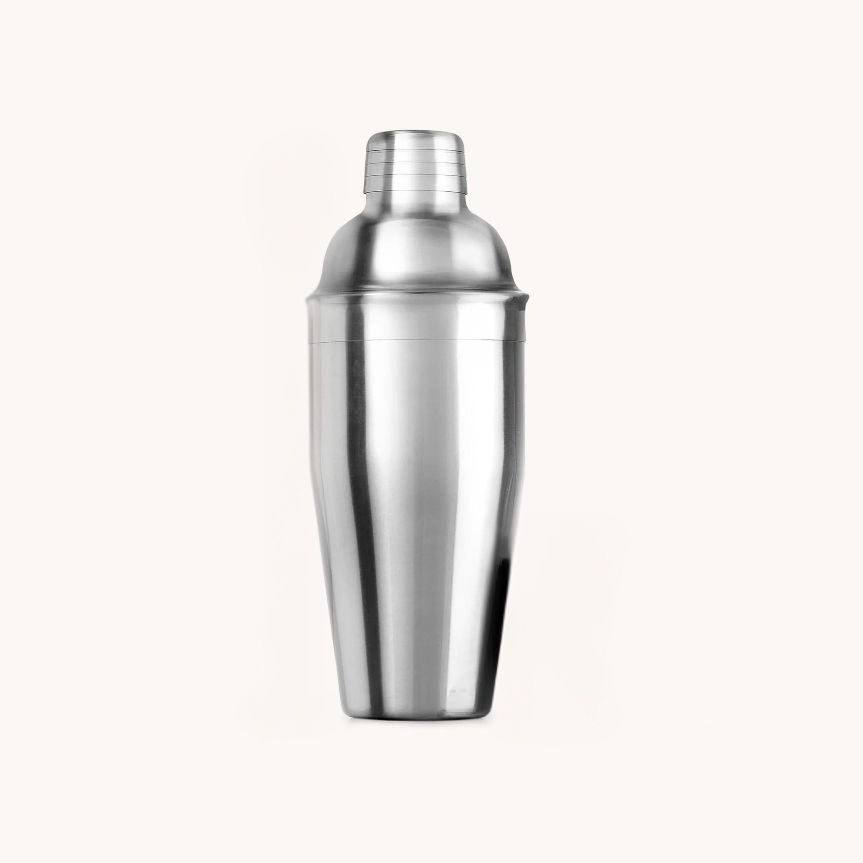 Stainless steel cocktail shaker on a white background - Silver by Zulay Kitchen