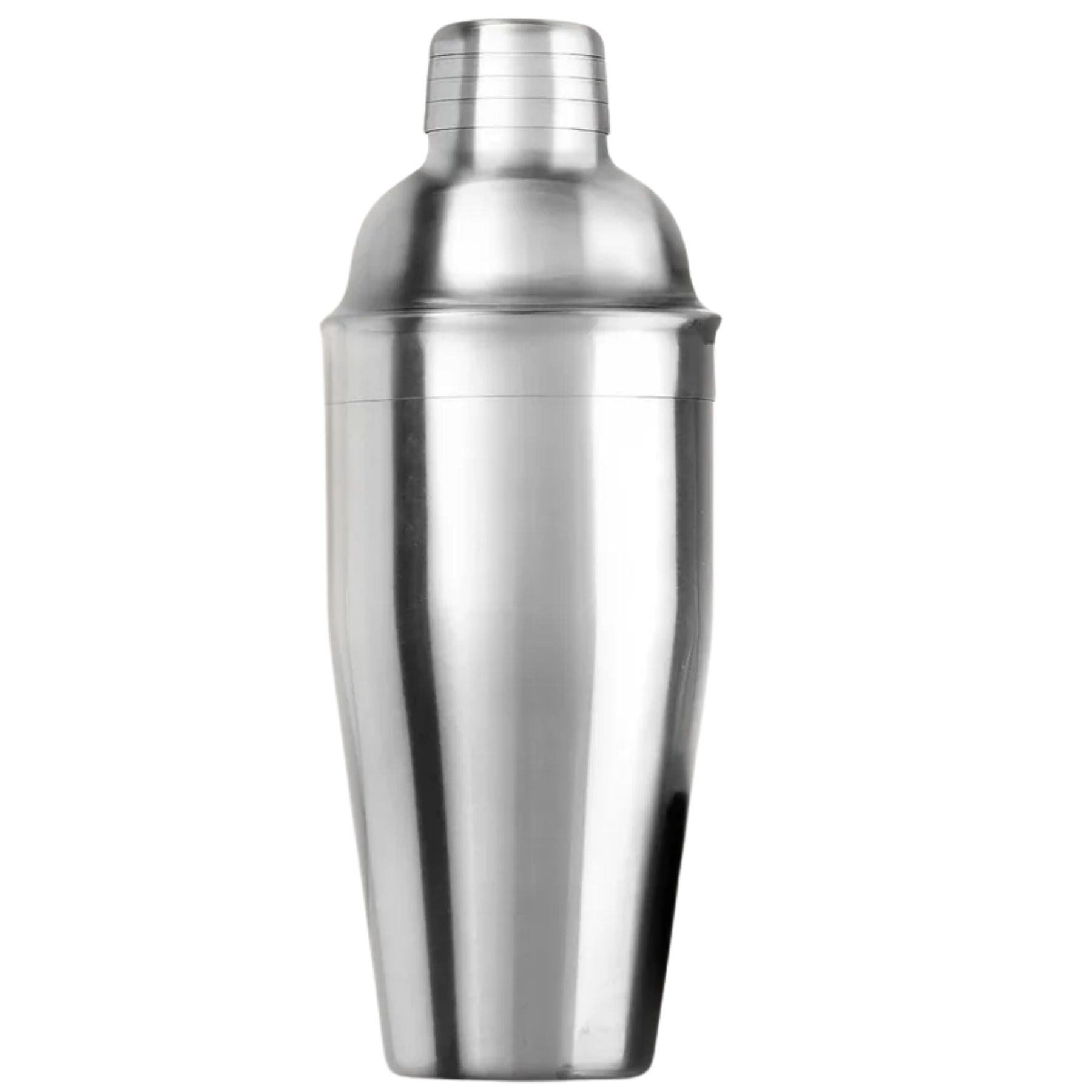Stainless steel cocktail shaker on a white background - Silver by Zulay Kitchen