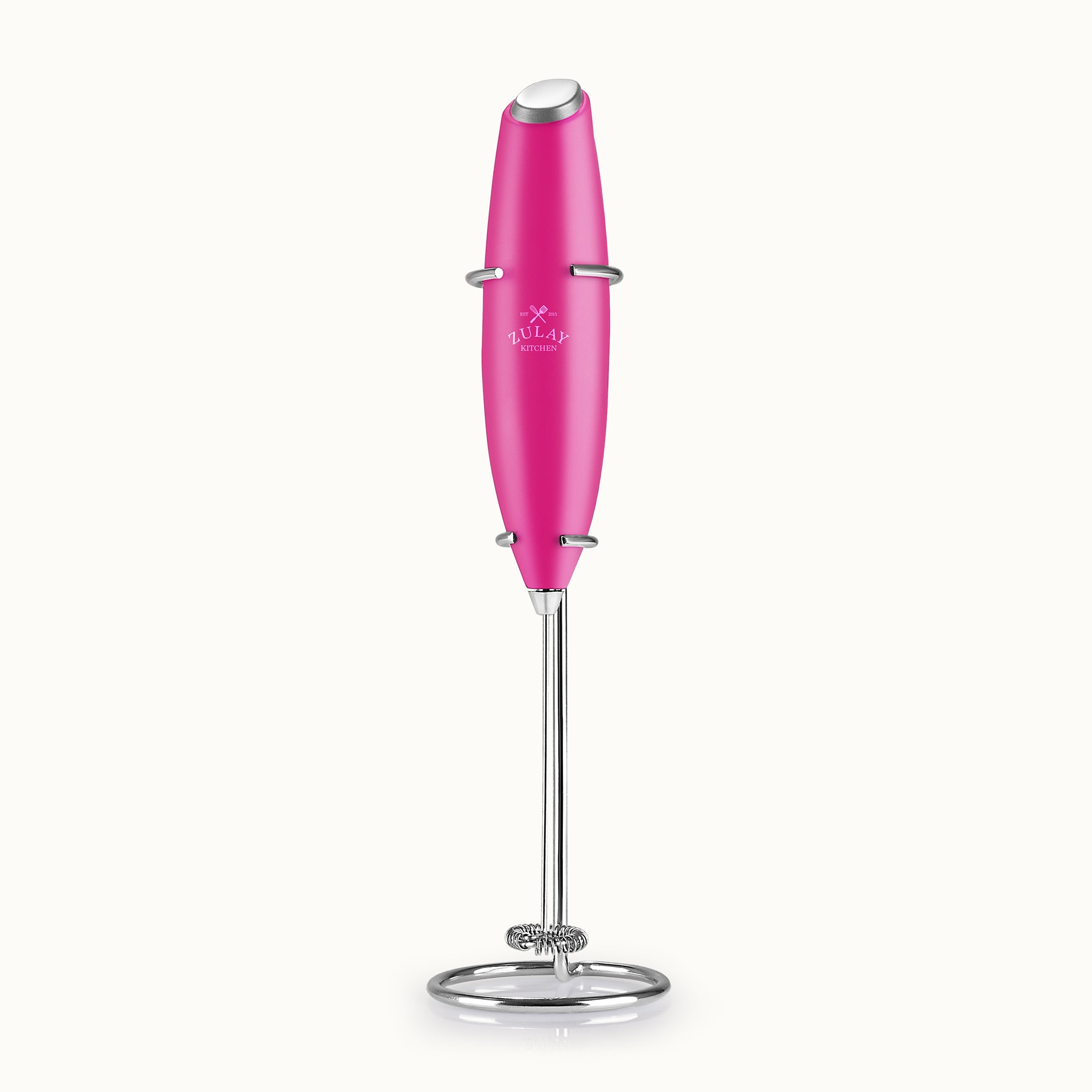 Zulay Kitchen Milk Frother With Stand-Dragon Fruit by Zulay Kitchen