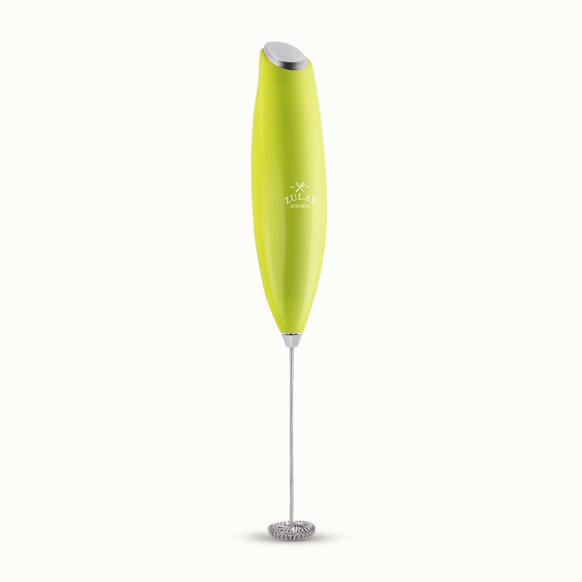 Zulay Milk Frother (Without Stand)-Lime Green by Zulay Kitchen