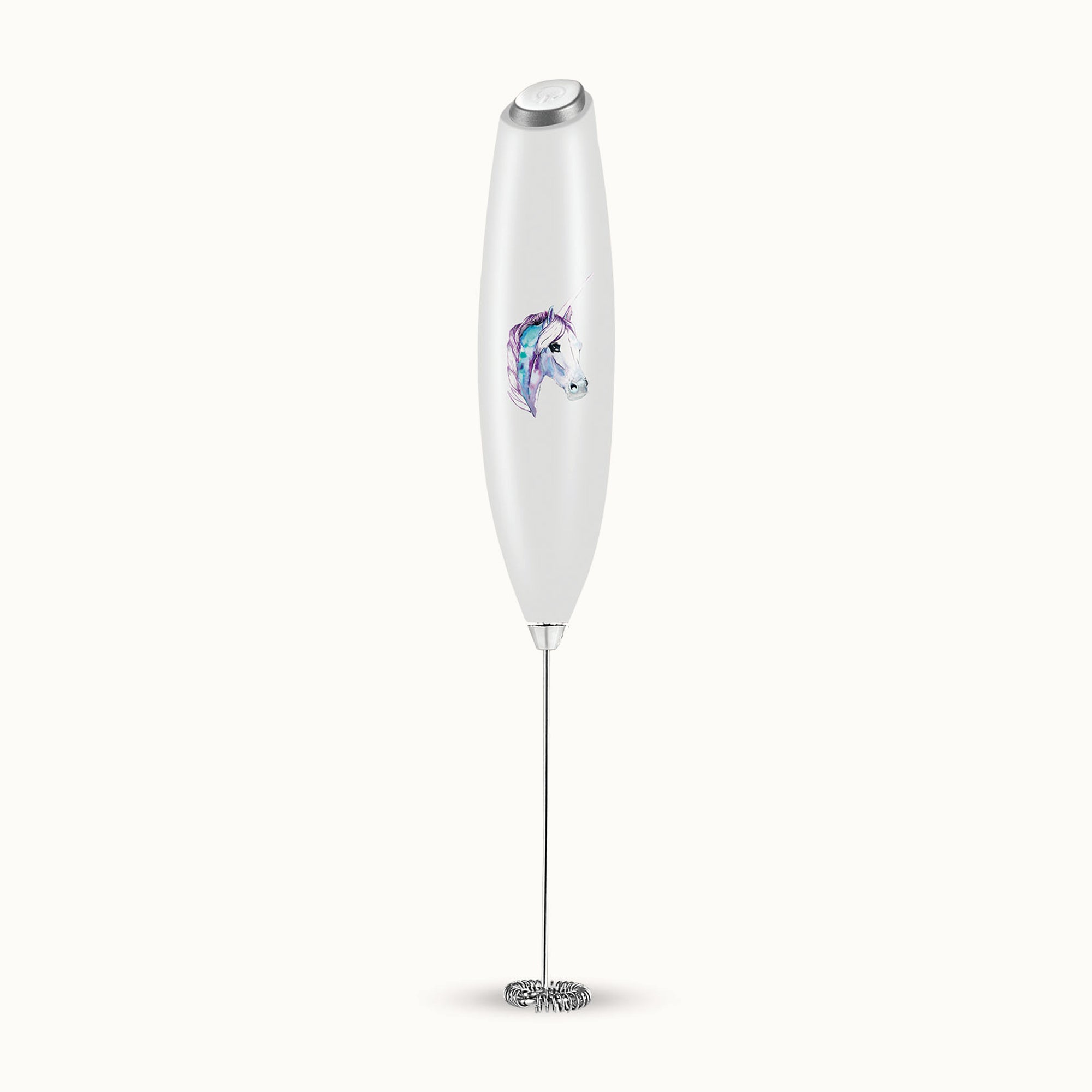 Zulay Milk Frother (Without Stand)-Unicorn White by Zulay Kitchen