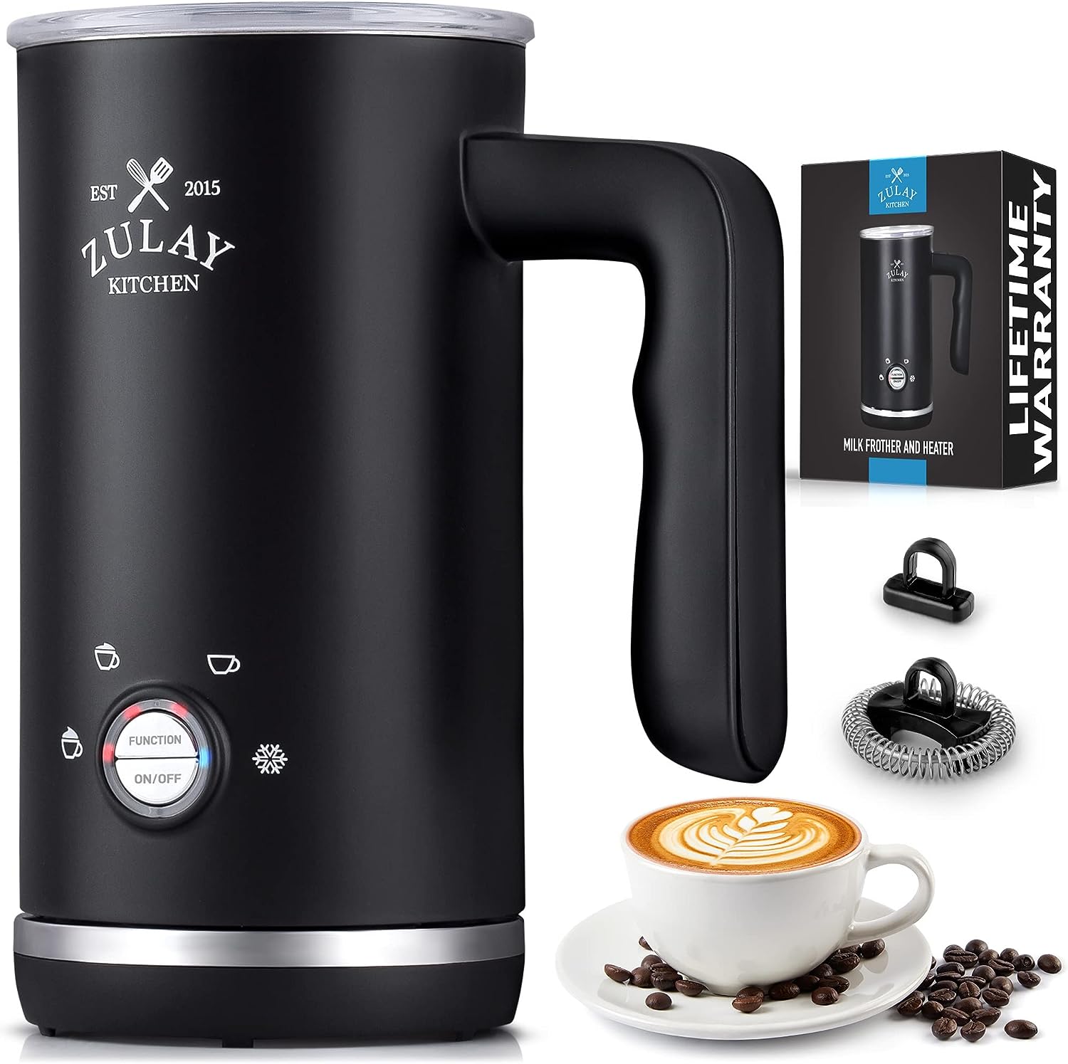 Milk Steamer and Frother by Zulay Kitchen