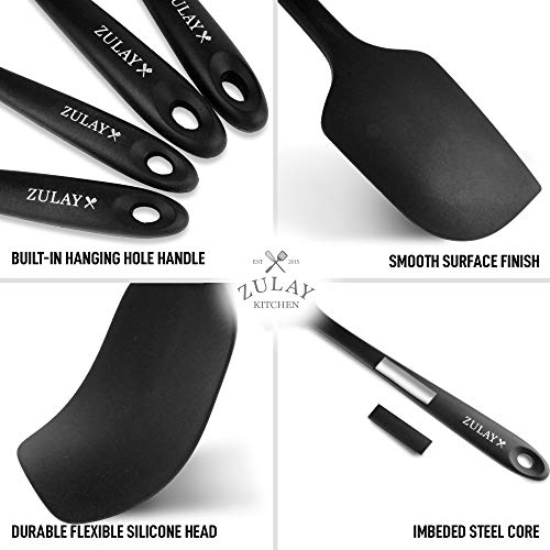 smooth finish silicone spatula