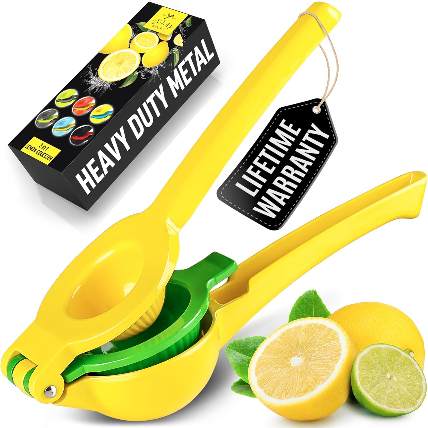 Zulay Kitchen 2-IN-1 LEMON LIME SQUEEZER