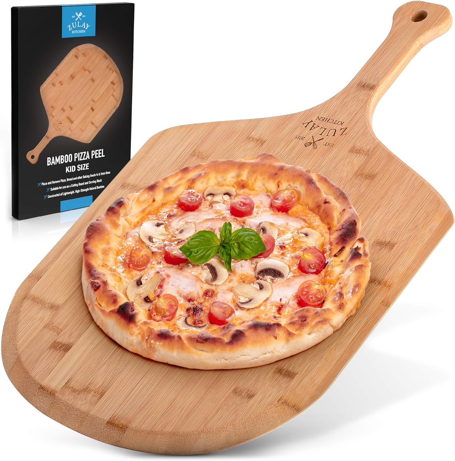 Bamboo Pizza Peel by Zulay Kitchen