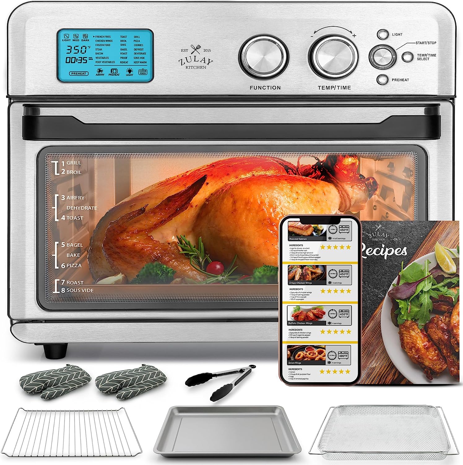 Airfryer Toaster Oven by Zulay Kitchen