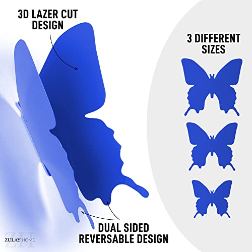 3D Lazer Cut Design Butterfly Wall Decor