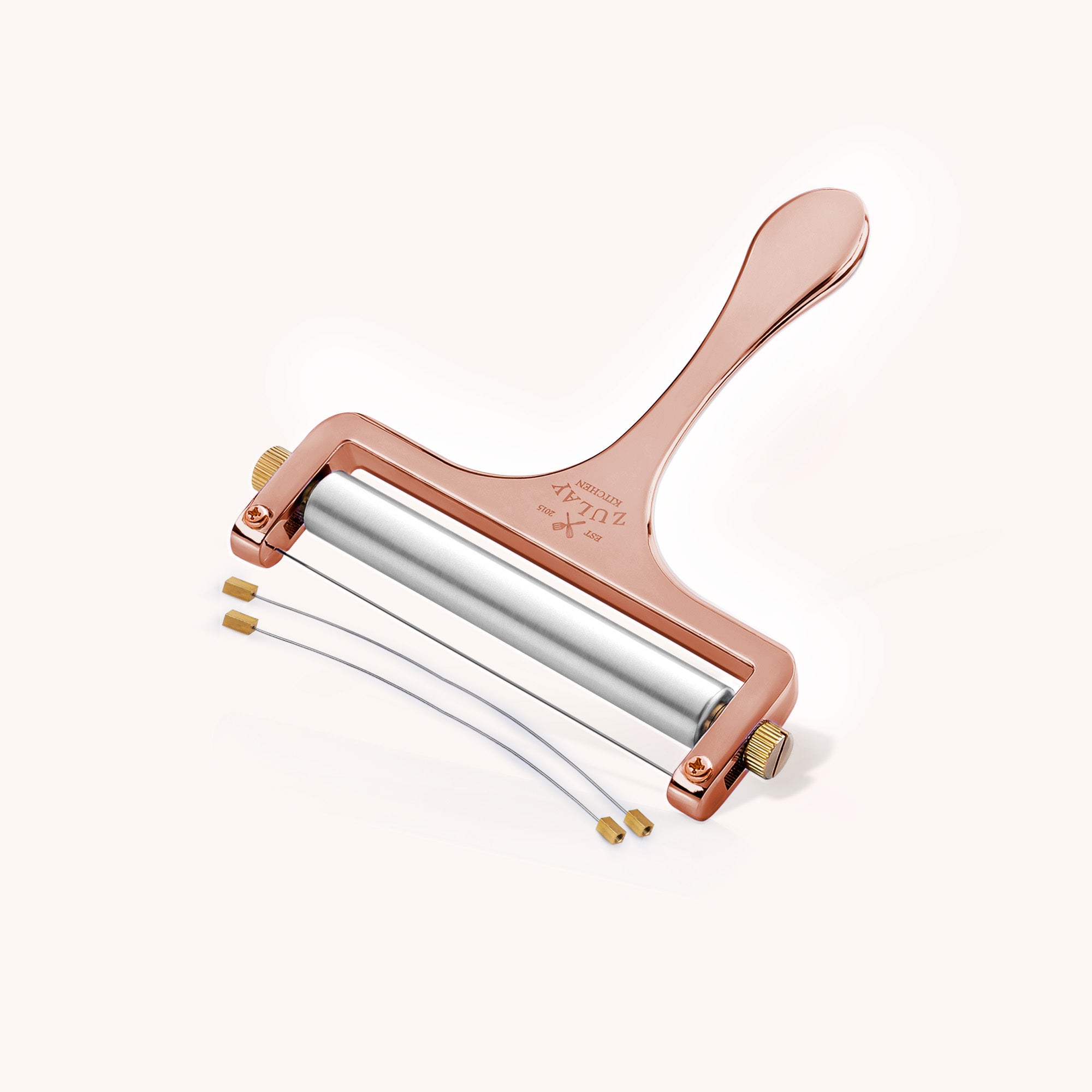 Wire Cheese Slicer - Rose Gold by Zulay Kitchen