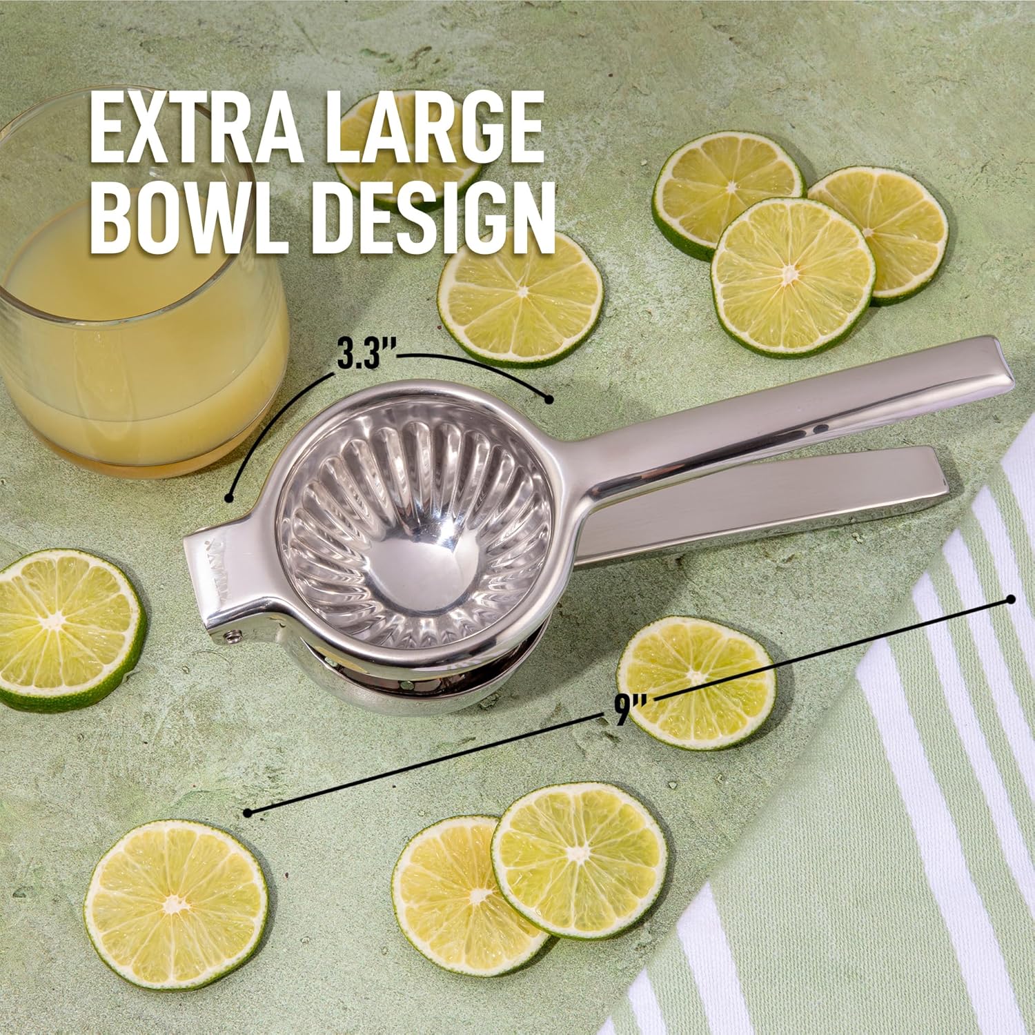 Extra Large Bowl Design Lemon Squeezer by Zulay Kitchen