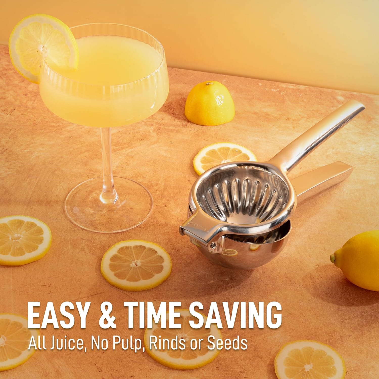 Fast Lemon Juicer for Smooth, Pulp-Free Fresh Juice by Zulay Kitchen
