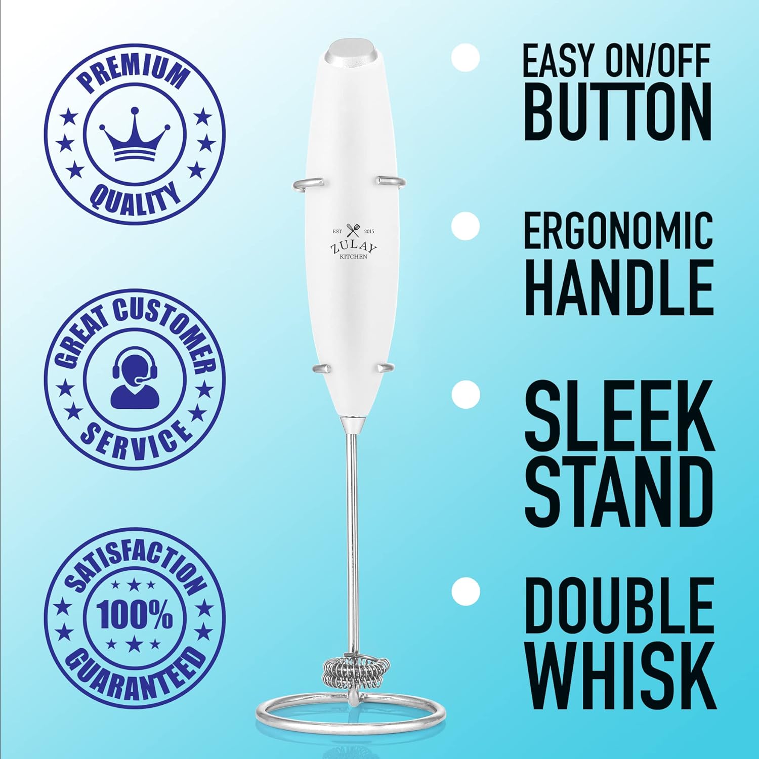 Premium quality Double Whisk Milk Frother