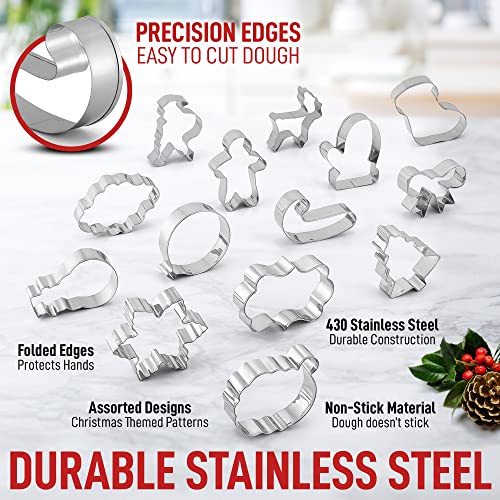 double stainless steel Christmas Cookie Cutters
