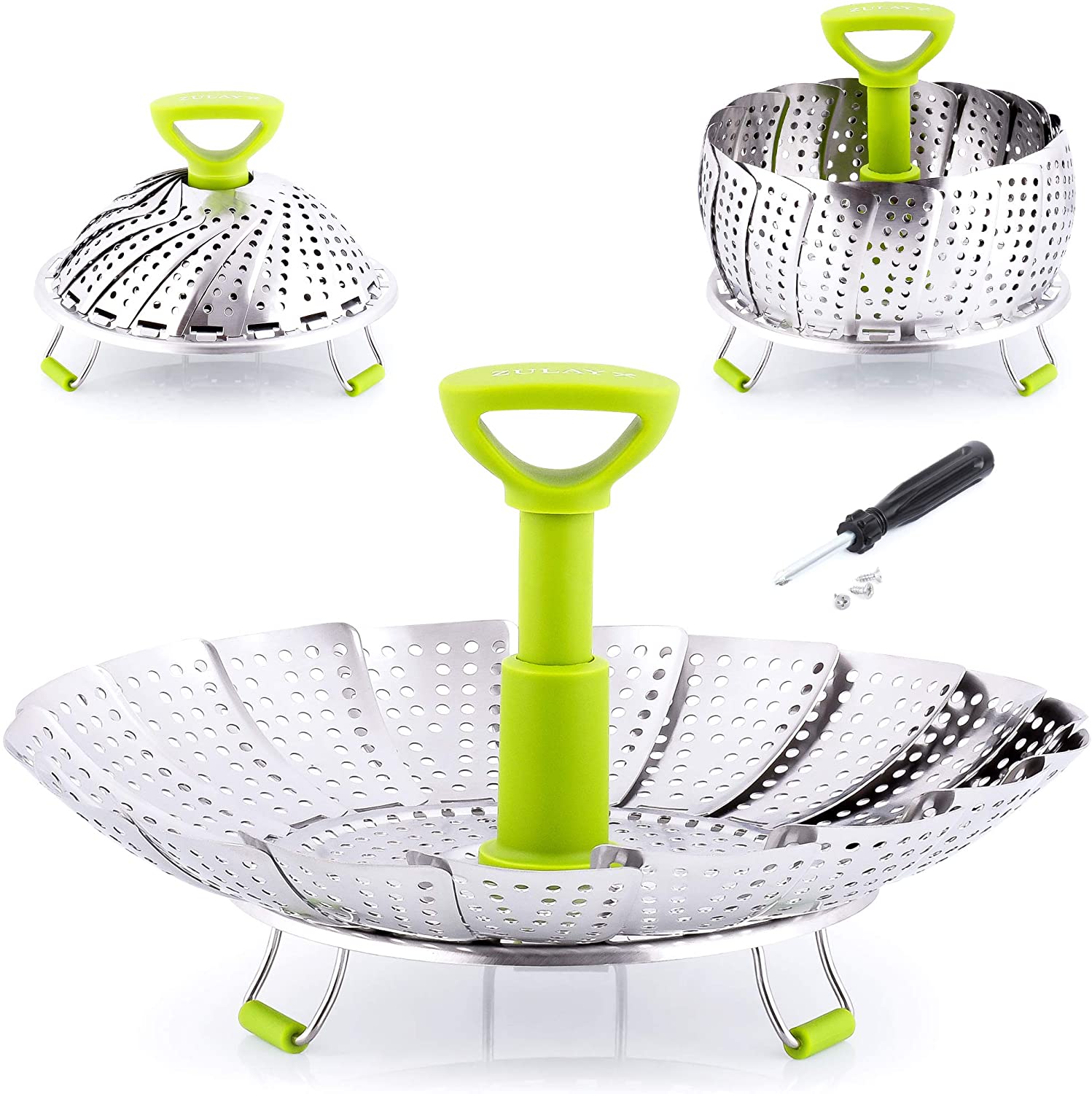 Adjustable Vegetable Steamer Basket - Zulay KitchenZulay Kitchen