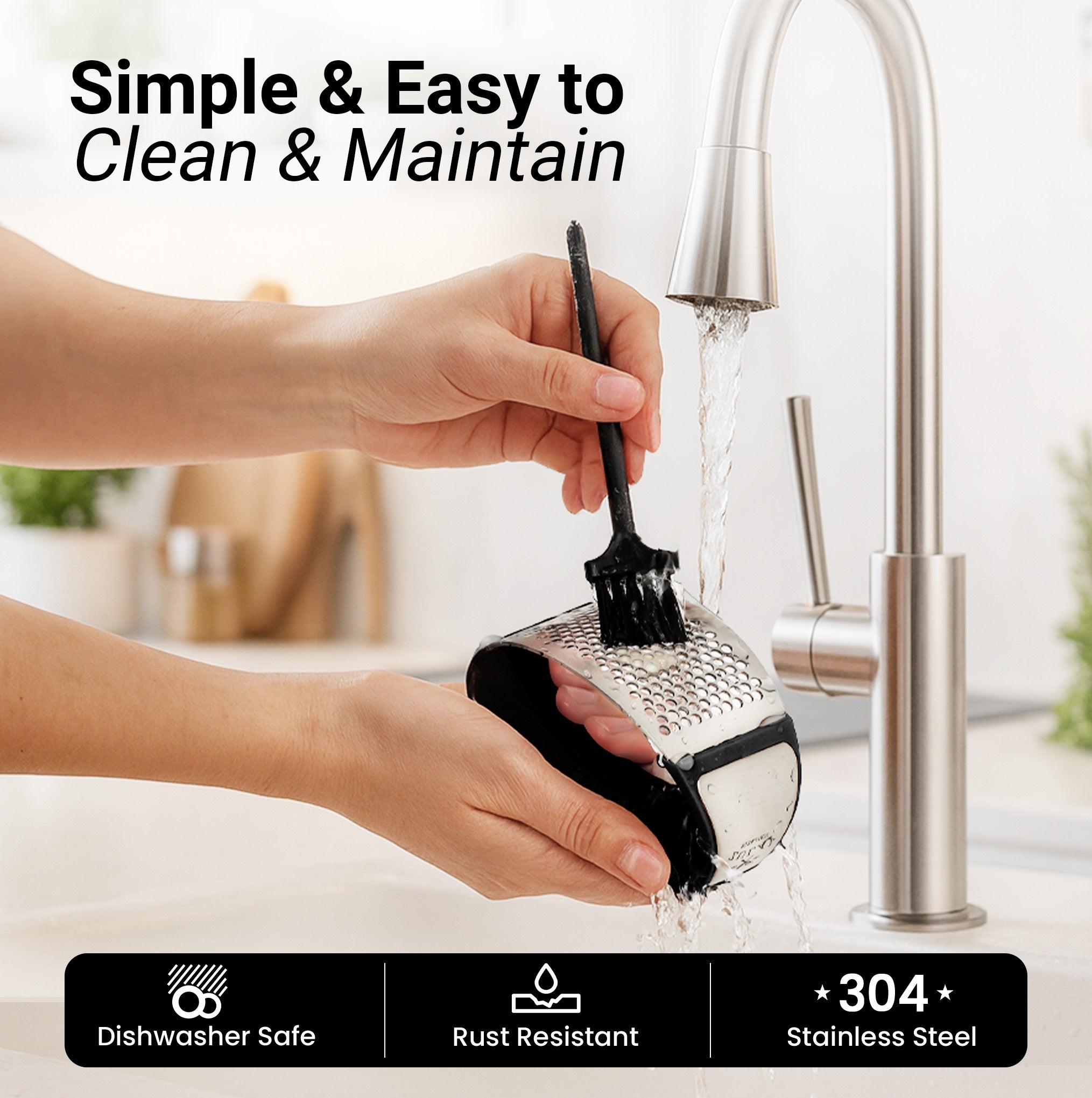 Simple and Easy to Clean After Each Use Garlic Rocker by Zulay Kitchen