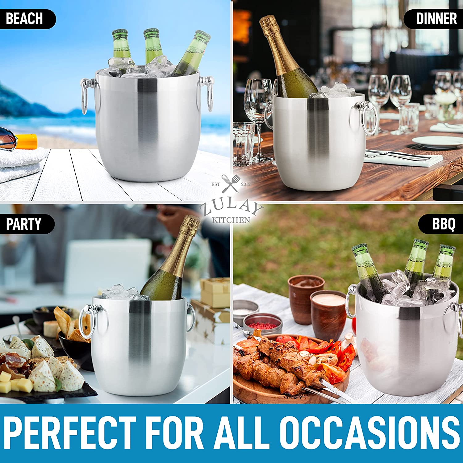 Perfect For All Occasions Ice Bucket by Zulay Kitchen