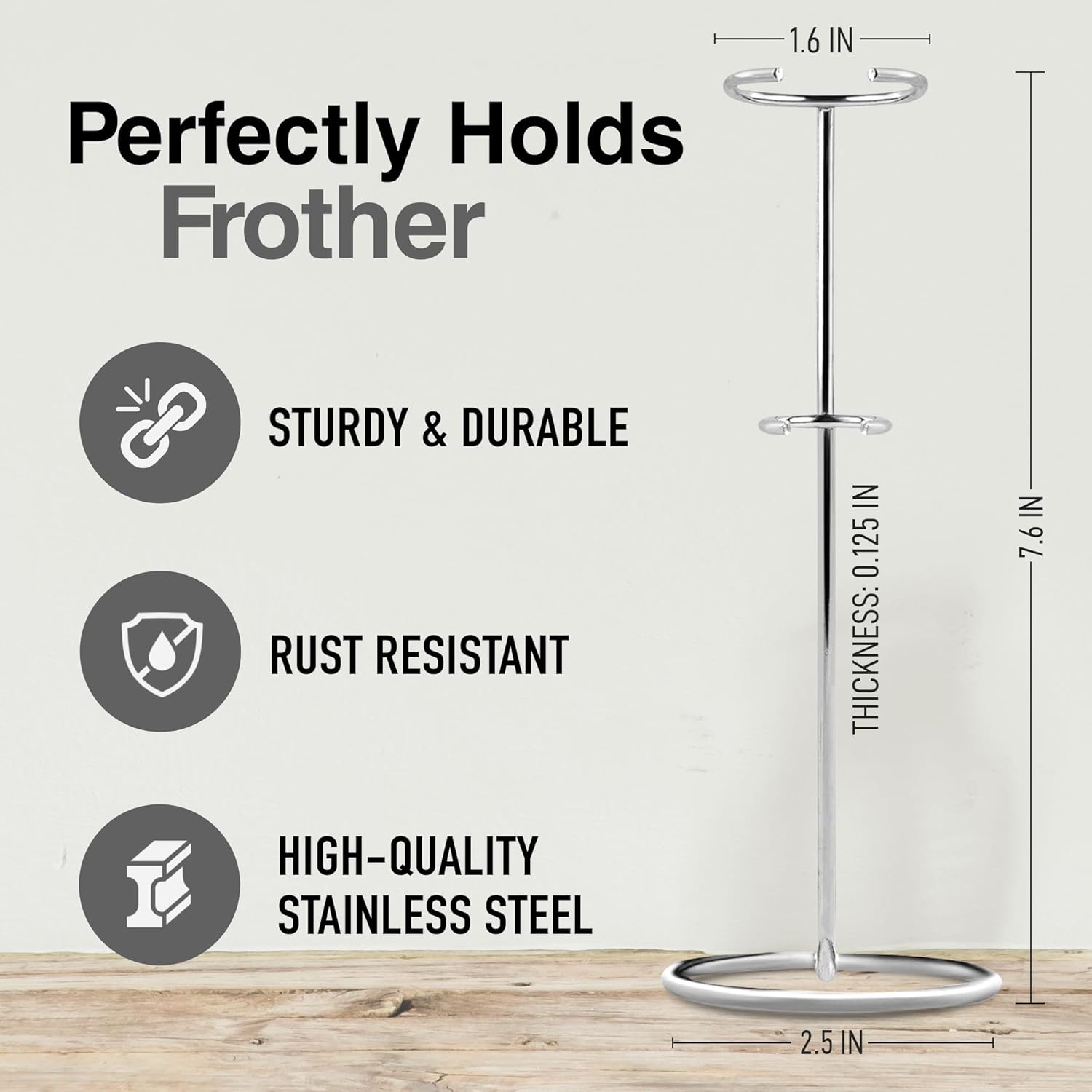 Perfectly Holds Frothers by Zulay Kitchen