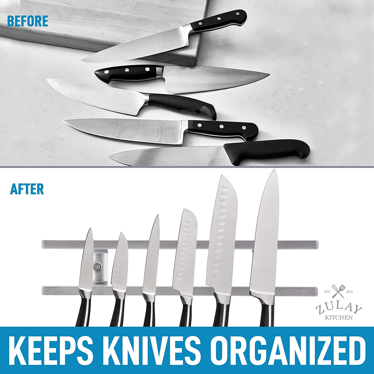 Keeps Knives Organized by Zulay Kitchen