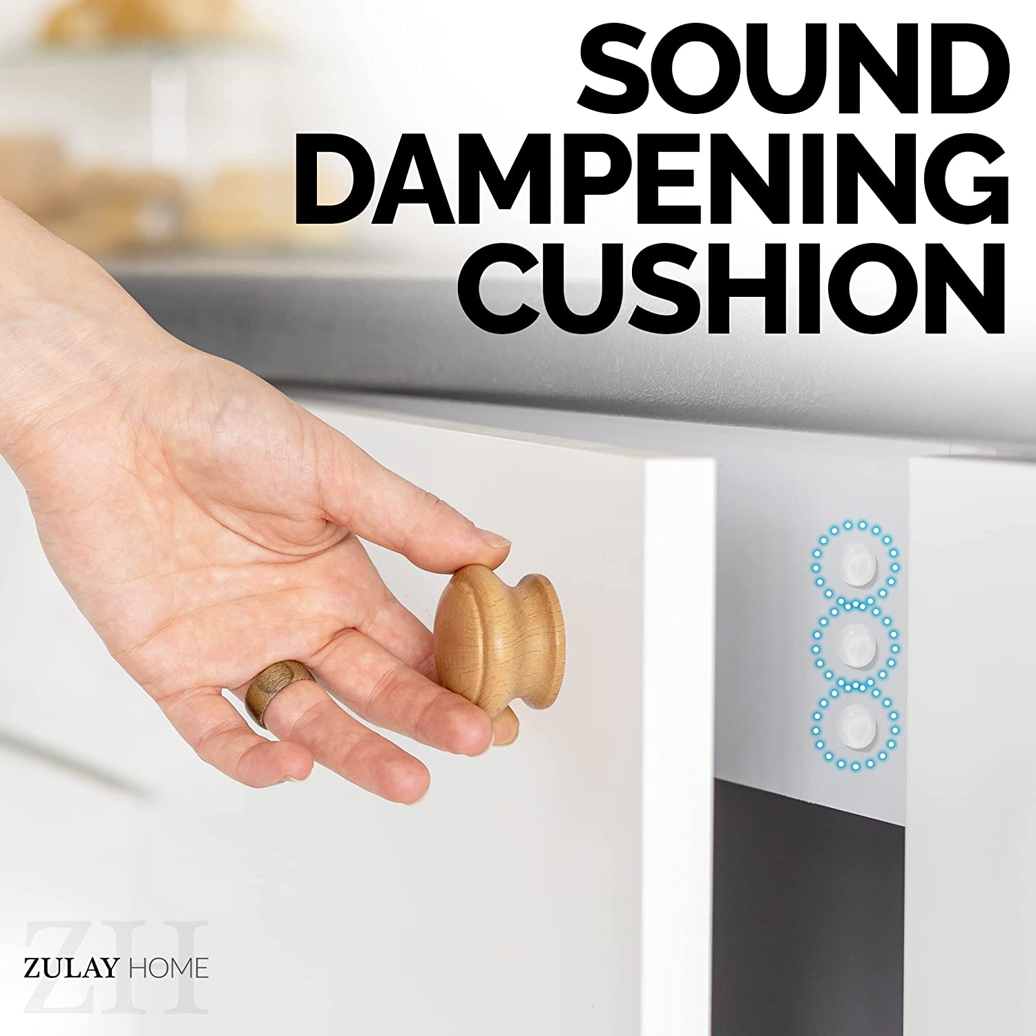 Noise & Surface Protection Cabinet Bumpers by Zulay Kitchen