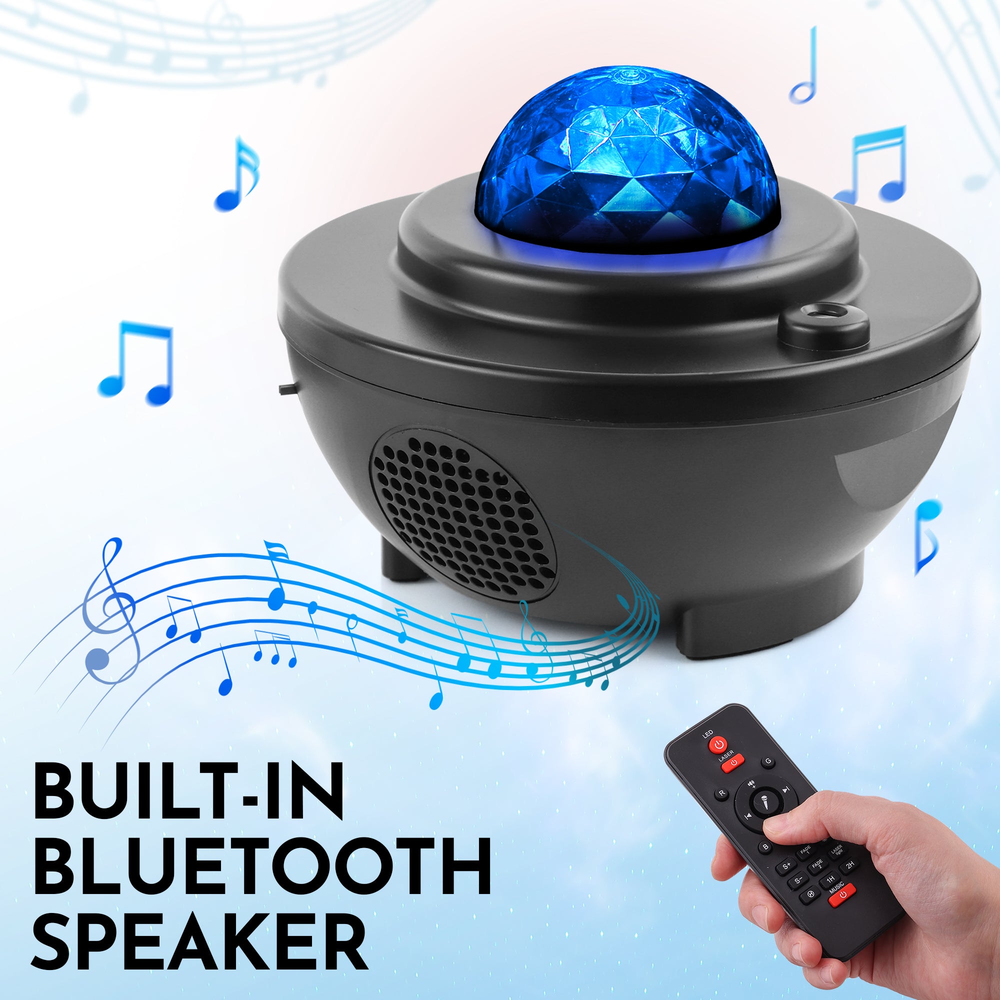 Enhance your Experience with the Integrated Bluetooth Speaker by Zulay Home