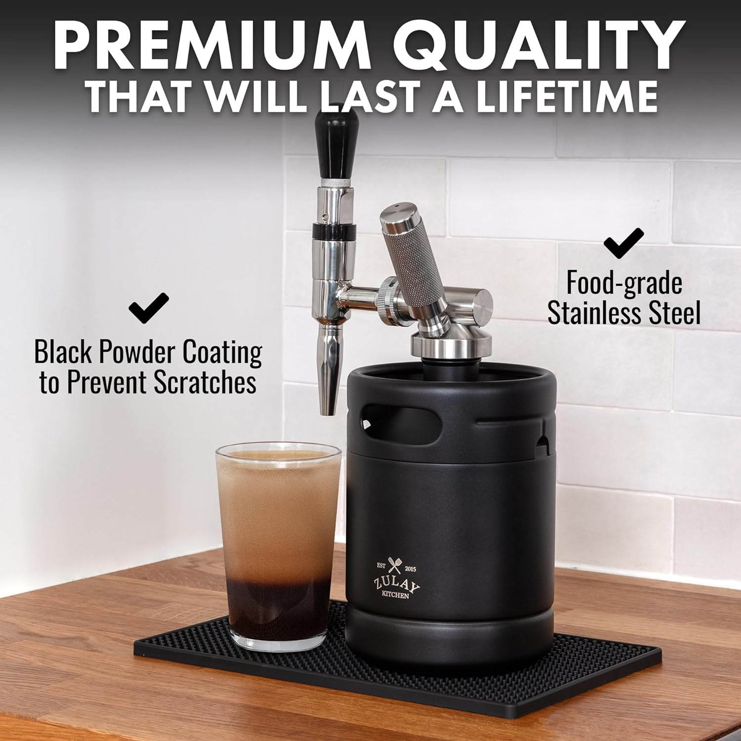 Premium Quality Nitro Cold Brew by Zulay Kitchen