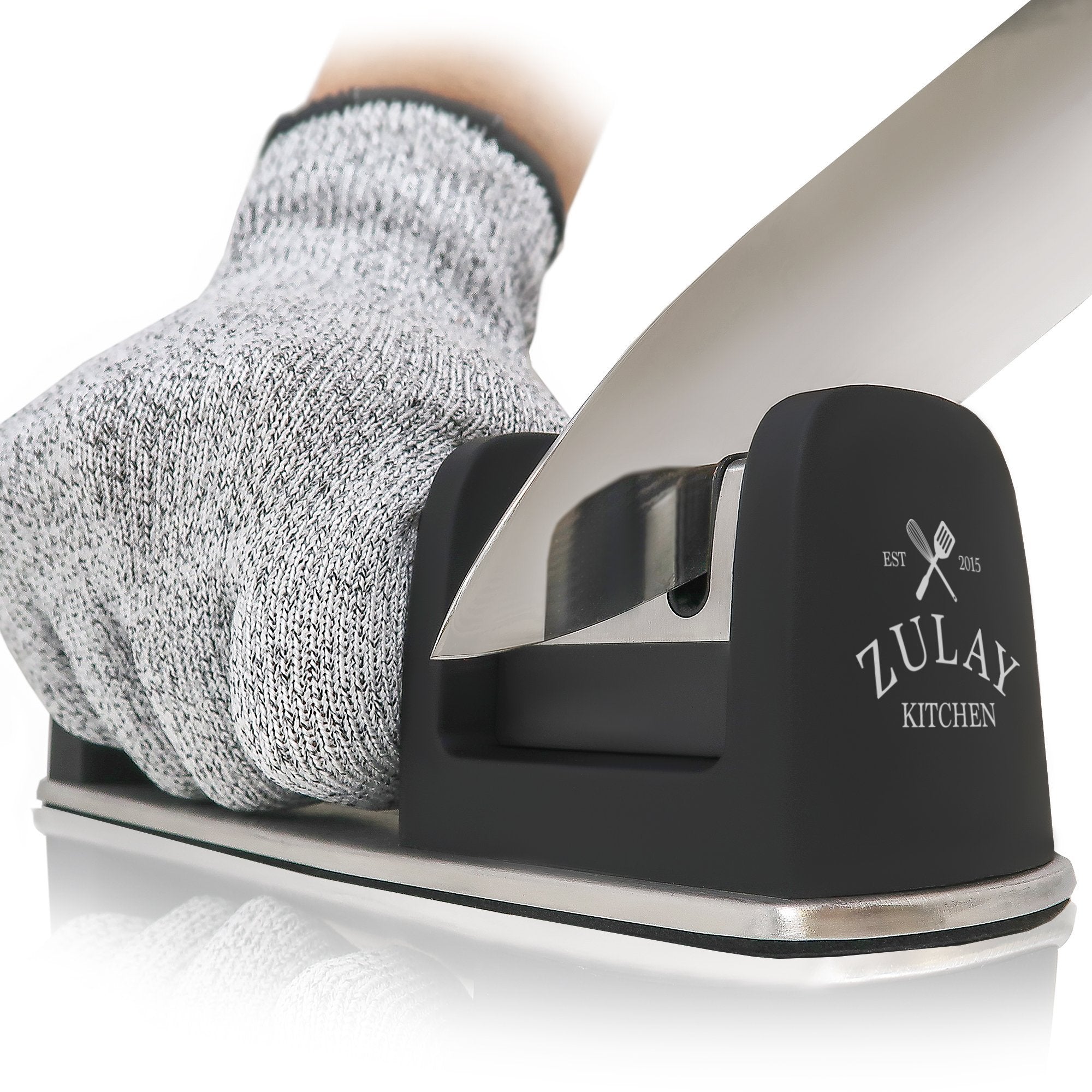 Durable Knife Sharpener by Zulay Kitchen