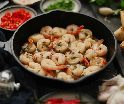 10 Minutes - Easy Garlic Butter Shrimp Recipe - Zulay Kitchen