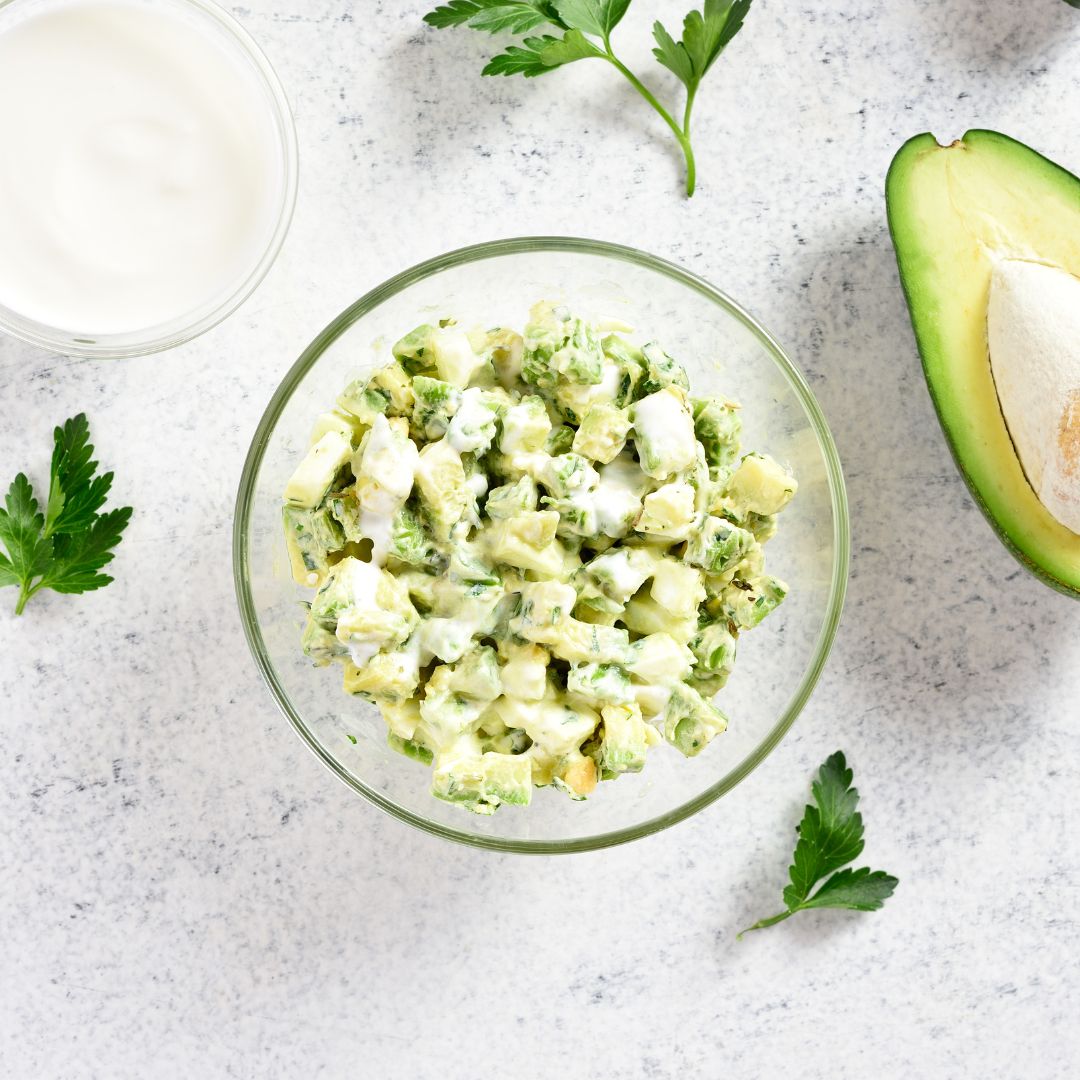 YOU'LL BE AMAZED BY THE DELICIOUS FLAVOR AND CREAMINESS OF OUR VERSION OF ZULAY KITCHEN'S AVOCADO EGG SALAD!