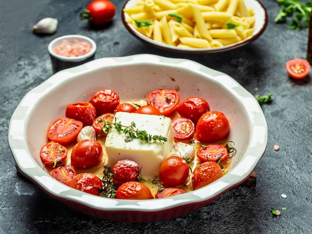 How to Make Baked Feta Pasta (Summer Version) - Zulay Kitchen