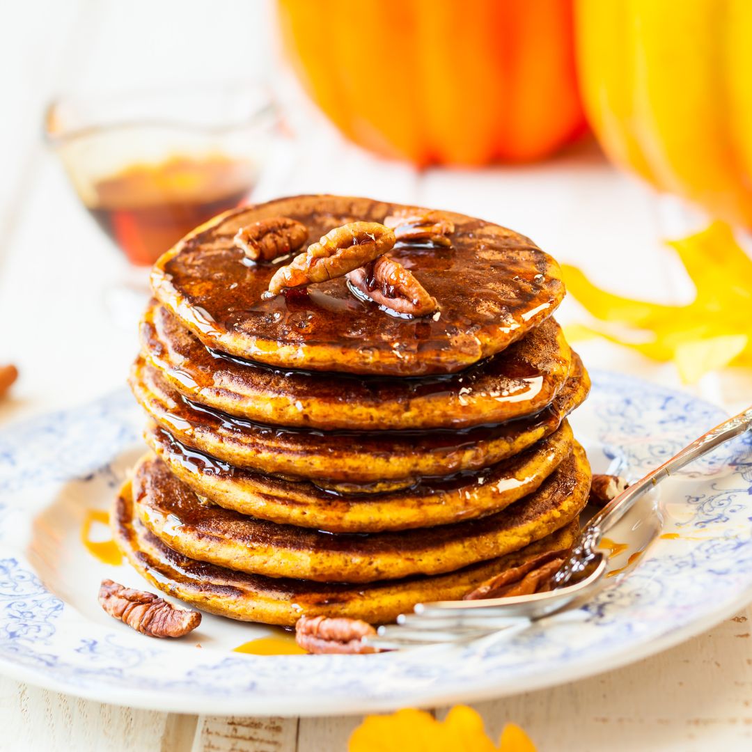 Pumpkin Pancakes! Among all the breakfast recipes pancakes are my favorite and in this fall season these pumpkin pancakes will be your obsession for their tasty flavor, aroma, and easy preparation.