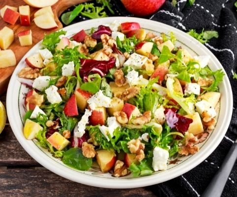 Apple Salad Recipe - Zulay Kitchen