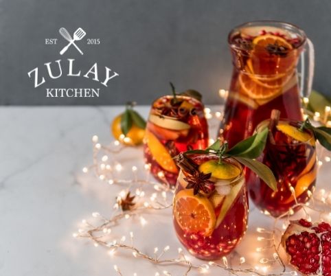 Christmas Sangria Recipe - Zulay Kitchen