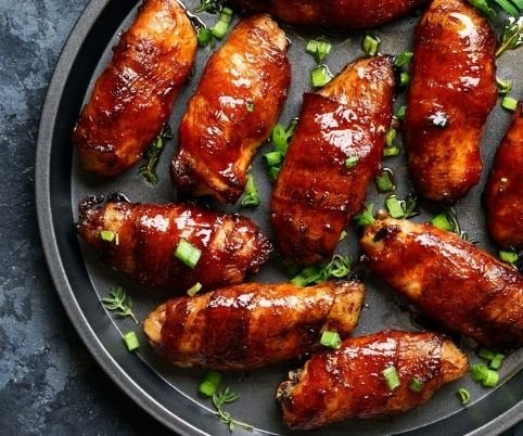 Keto Chicken And Bacon Rolls - Zulay Kitchen