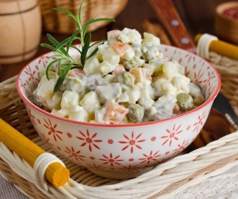 Russian Salad Recipe - Zulay Kitchen