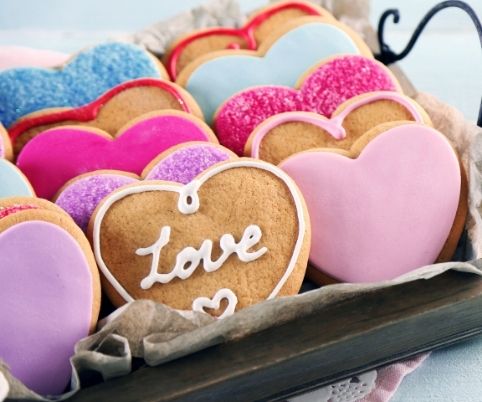Valentine's Heart-Shaped Cookies - Zulay Kitchen