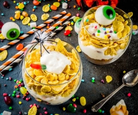 White Chocolate Marquise For Halloween - Zulay Kitchen
