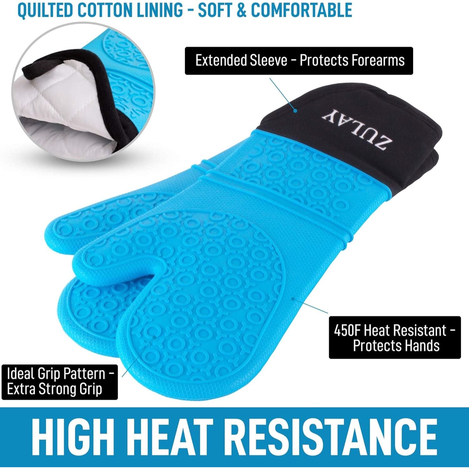 Heat Resistant Silicone Oven Mitts – The Sculpt Plan
