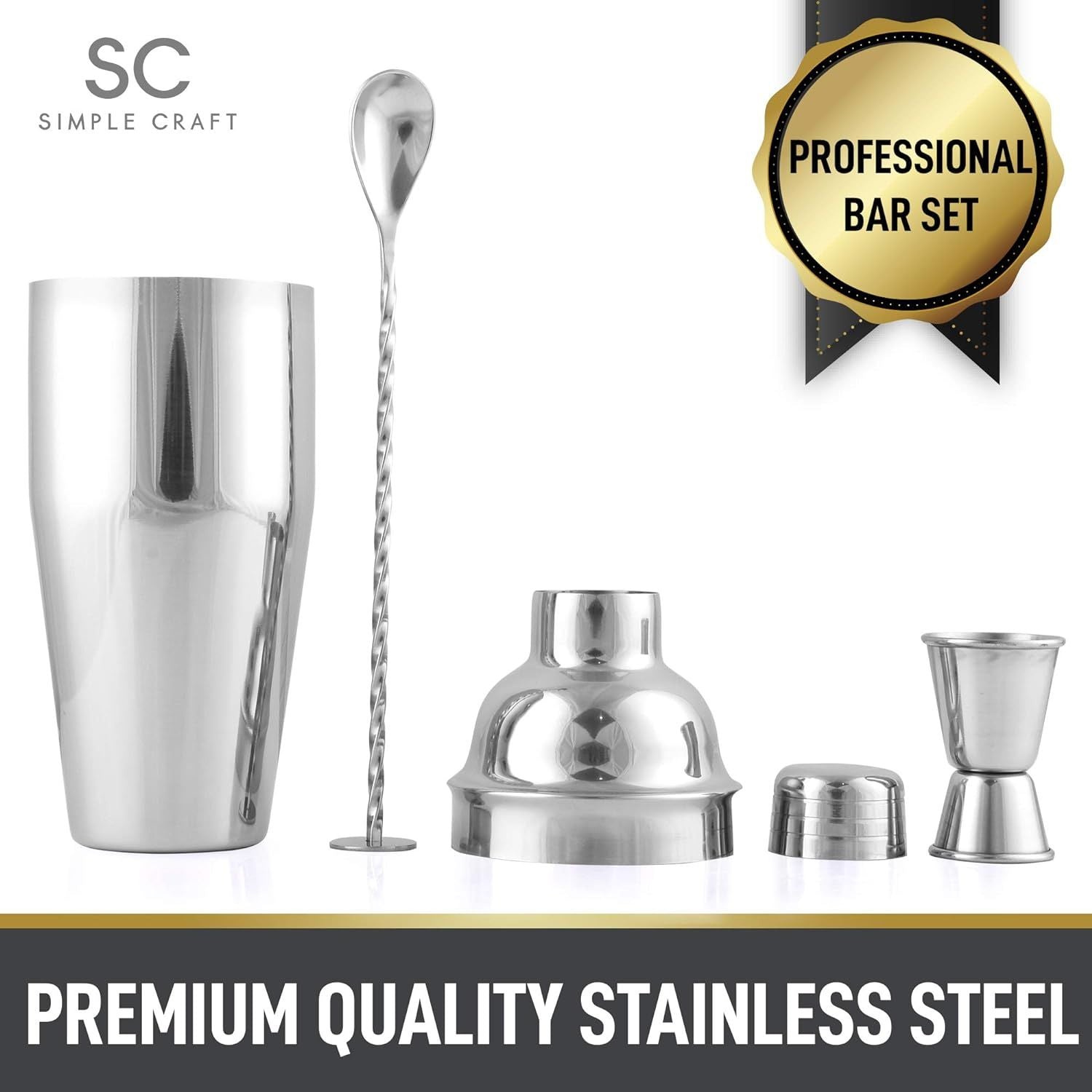 Premium quality stainless steel Cocktail Shaker