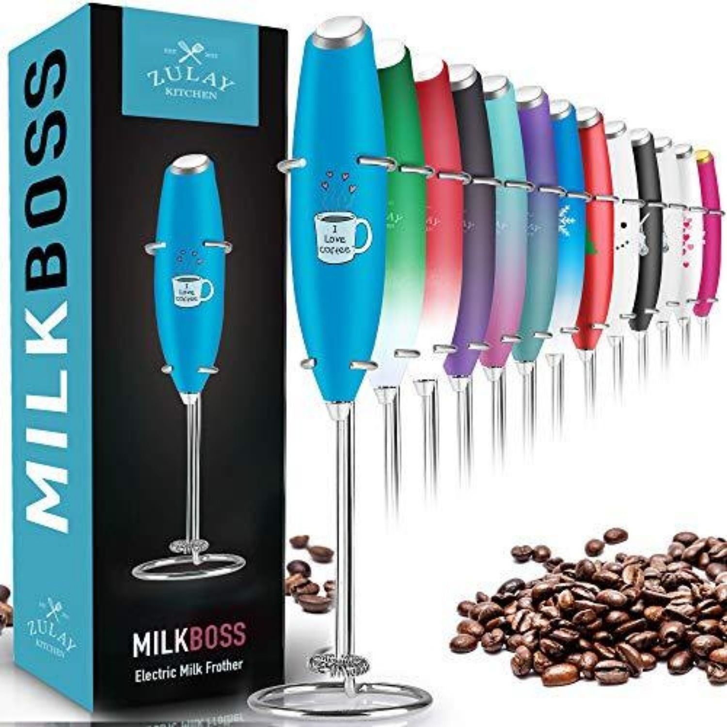 Milk Boss Milk Frother With Stand