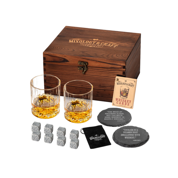 13-Piece Whiskey Latch Crate Set