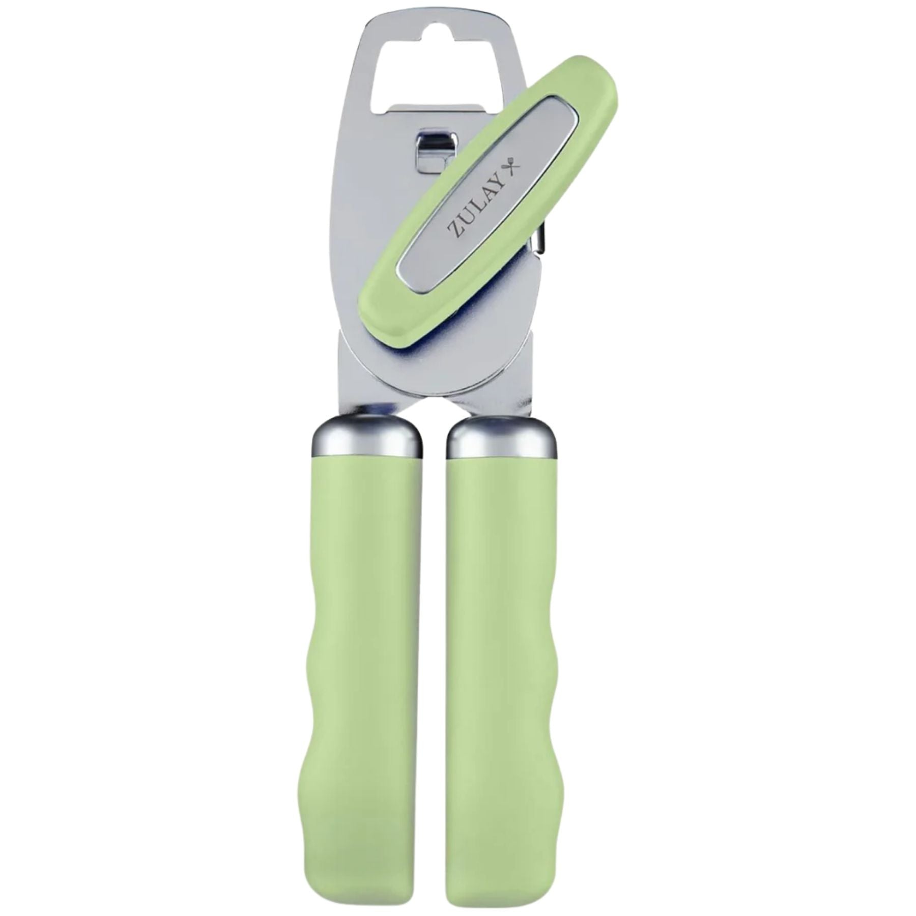Stainless Steel Manual Can Opener with Bottle Opener - Pistachio by Zulay Kitchen
