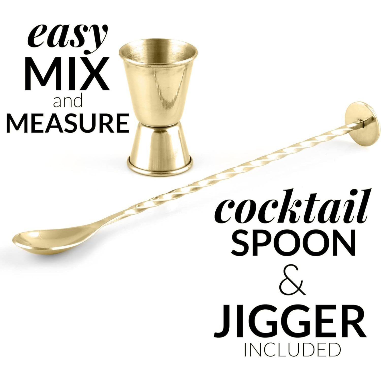 Zulay Cocktail Shaker Set