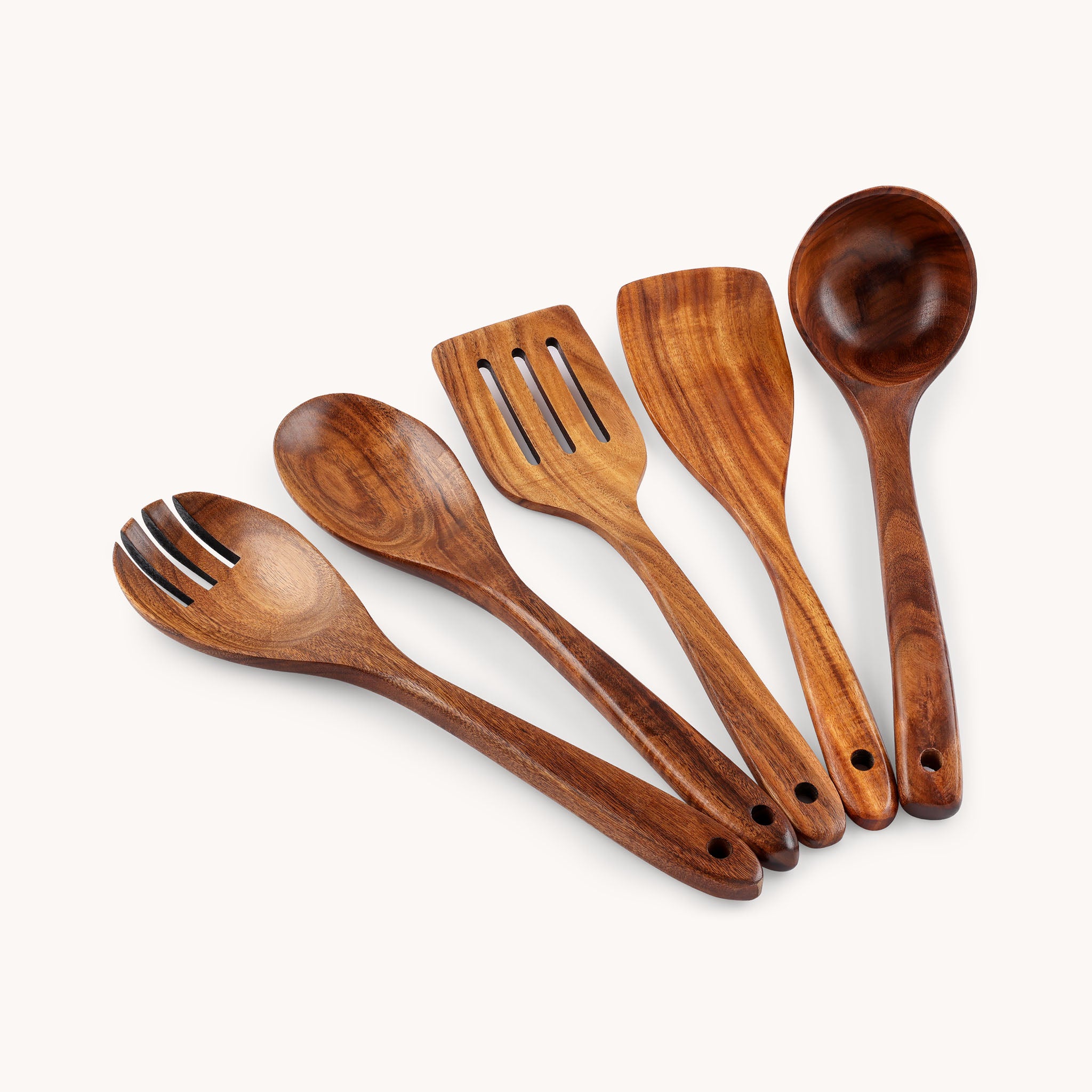 Teak Wood Utensils Set Wooden Kitchen Utensils Zulay Kitchen Teak Wood Utensils Set Wooden Kitchen Utensils Zulay Kitchen